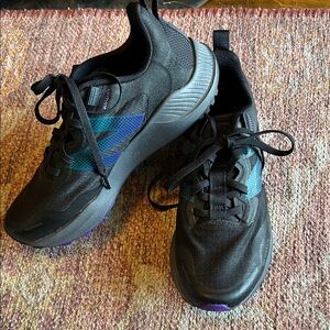 Black and Blue women’s Athletic Shoes